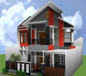 10 Gambar  Desain Rumah  Minimalis  2  Lantai  Type  45  Terbaru 2014