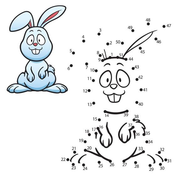 Tranh noi diem theo so thu tu hinh con tho