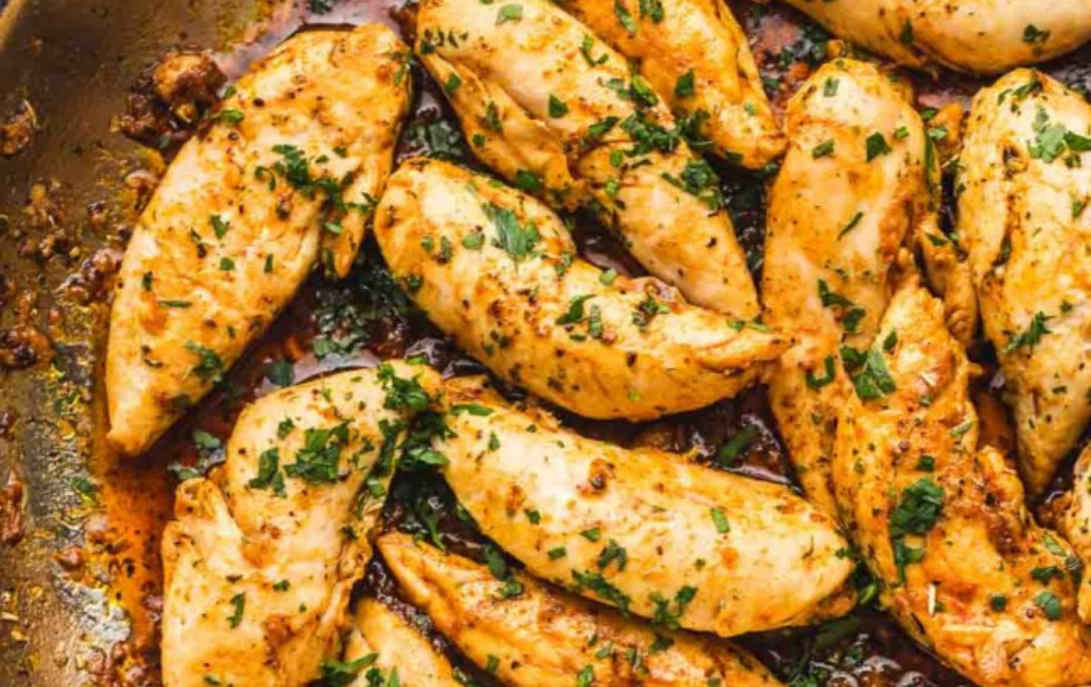 Garlic Butter Chicken Tenders YourIdea's