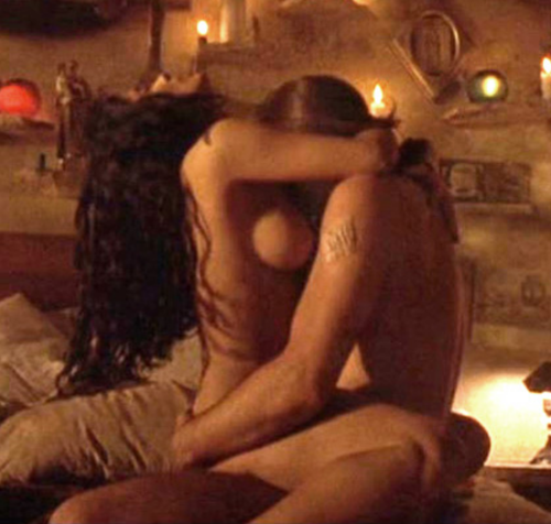Salma Hayek. has revealed that she cried before filming nude scenes with An...