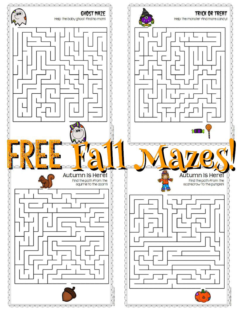 Fall Mazes by momgineer
