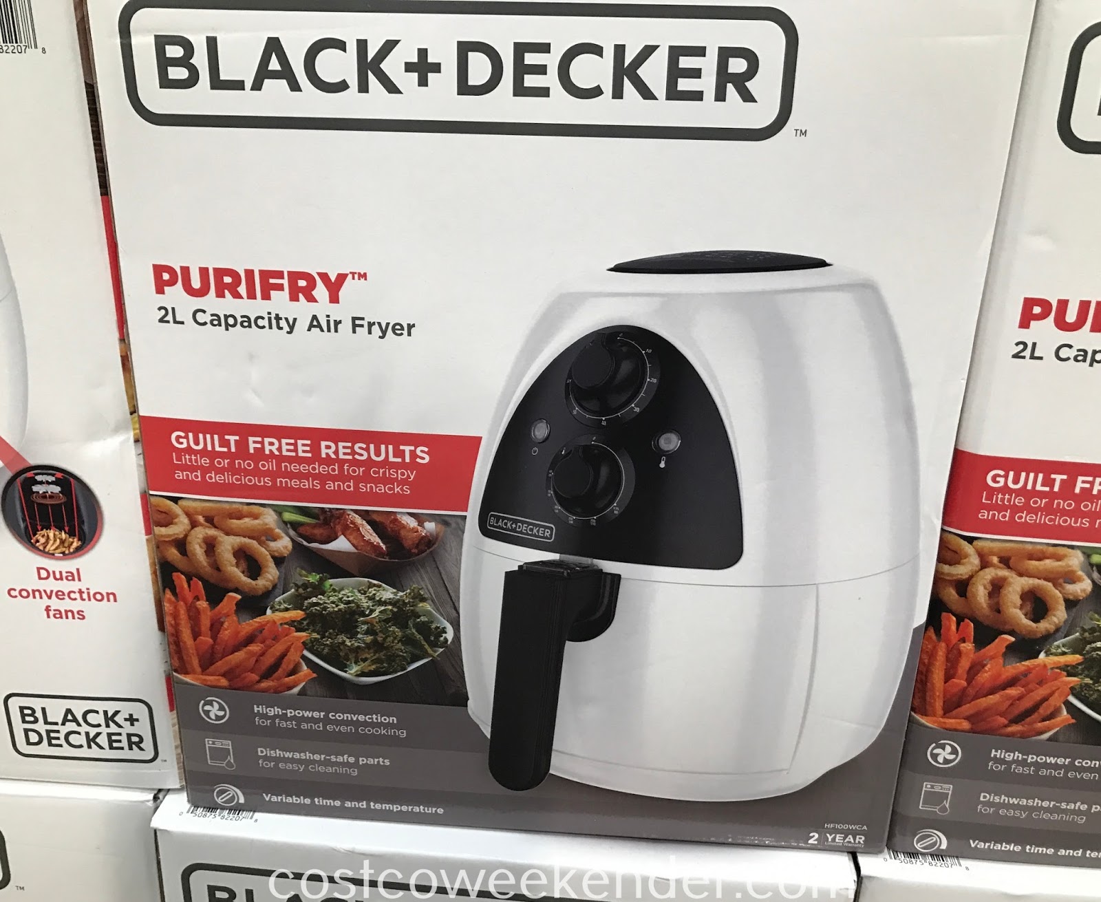 Black & Decker Purify 2L Capacity Electric Air Fryer Costco Weekender