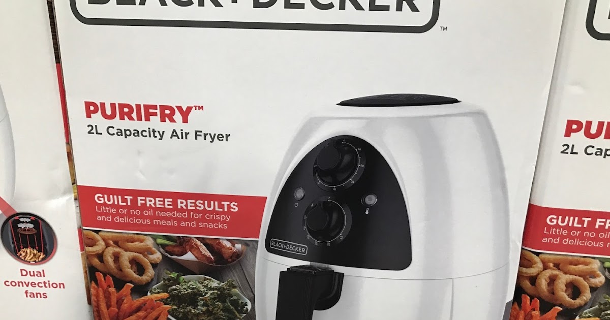Black & Decker Purify 2L Capacity Electric Air Fryer Costco Weekender