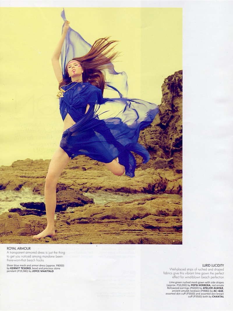 Catriona Gray at IM Agency in Editorial for Mega Magazine (April 2011 ...
