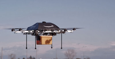 Robot bay giao hàng của Amazon