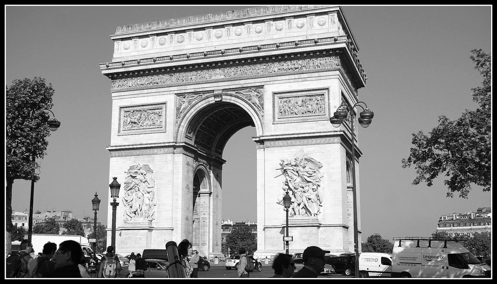 Through My Lens: Black & White Arc De Triomphe, Paris ~ May 2013