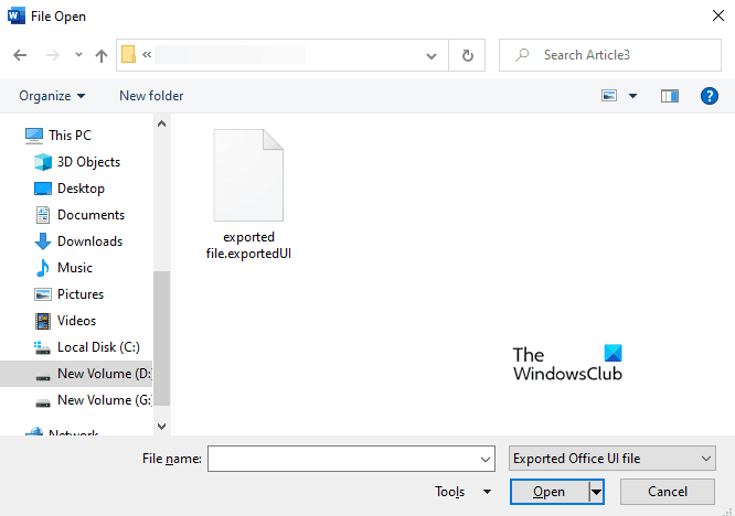 Cómo exportar la cinta de Office