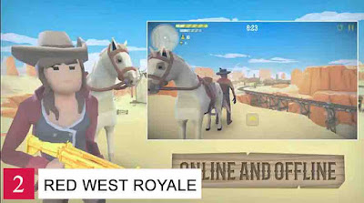 Game Battle Royale Offline Android Red West Royale