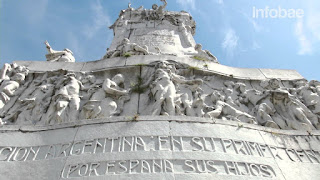 Monumento a La Carta Magna y las Cuatro Regiones Argentinas, “De los españoles”.