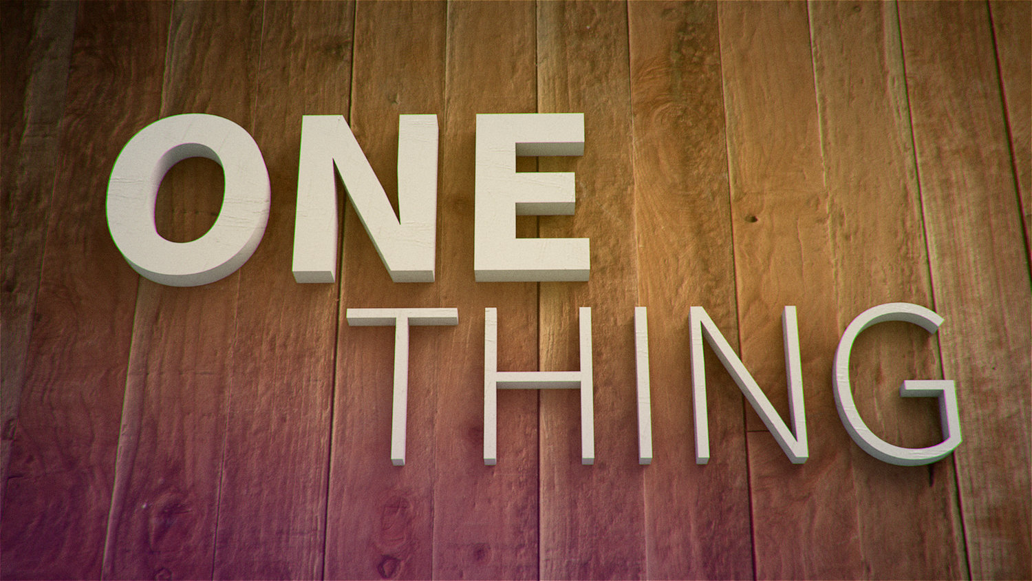 The 1 thing book. The one thing.