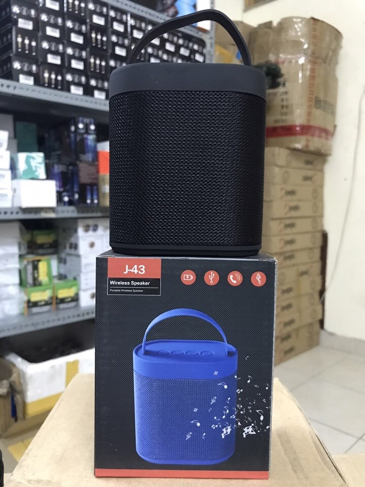 Loa bluetooth J43 dây cao su xách tay 01650