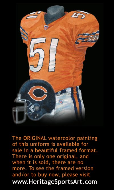 Chicago Bears Uniforms Past, Present, and Possibly Future 