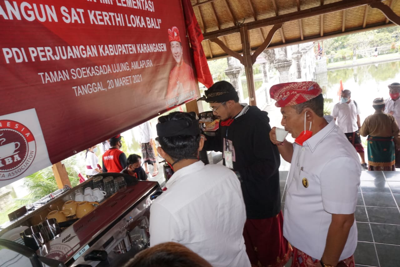 Kenalkan ke Pasar Dunia, Bupati Gede Dana Buka Lomba Barista Kopi Bali