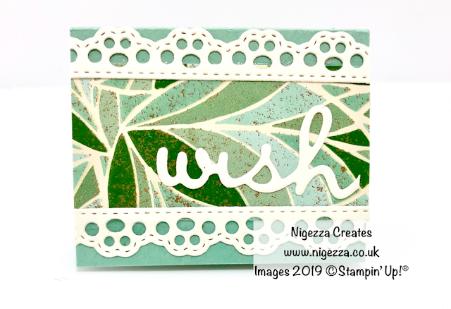 Nigezza Creates Quick Covered Post It Note Pad: Customer Thank You Gift, Stampin' Up! Mosaic Mood, Arts & Crafts, Well Written