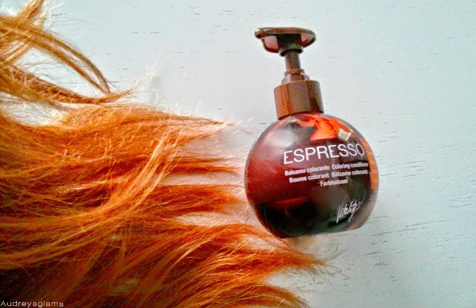 hair color reviving toning condtioner espresso copper vitality's 