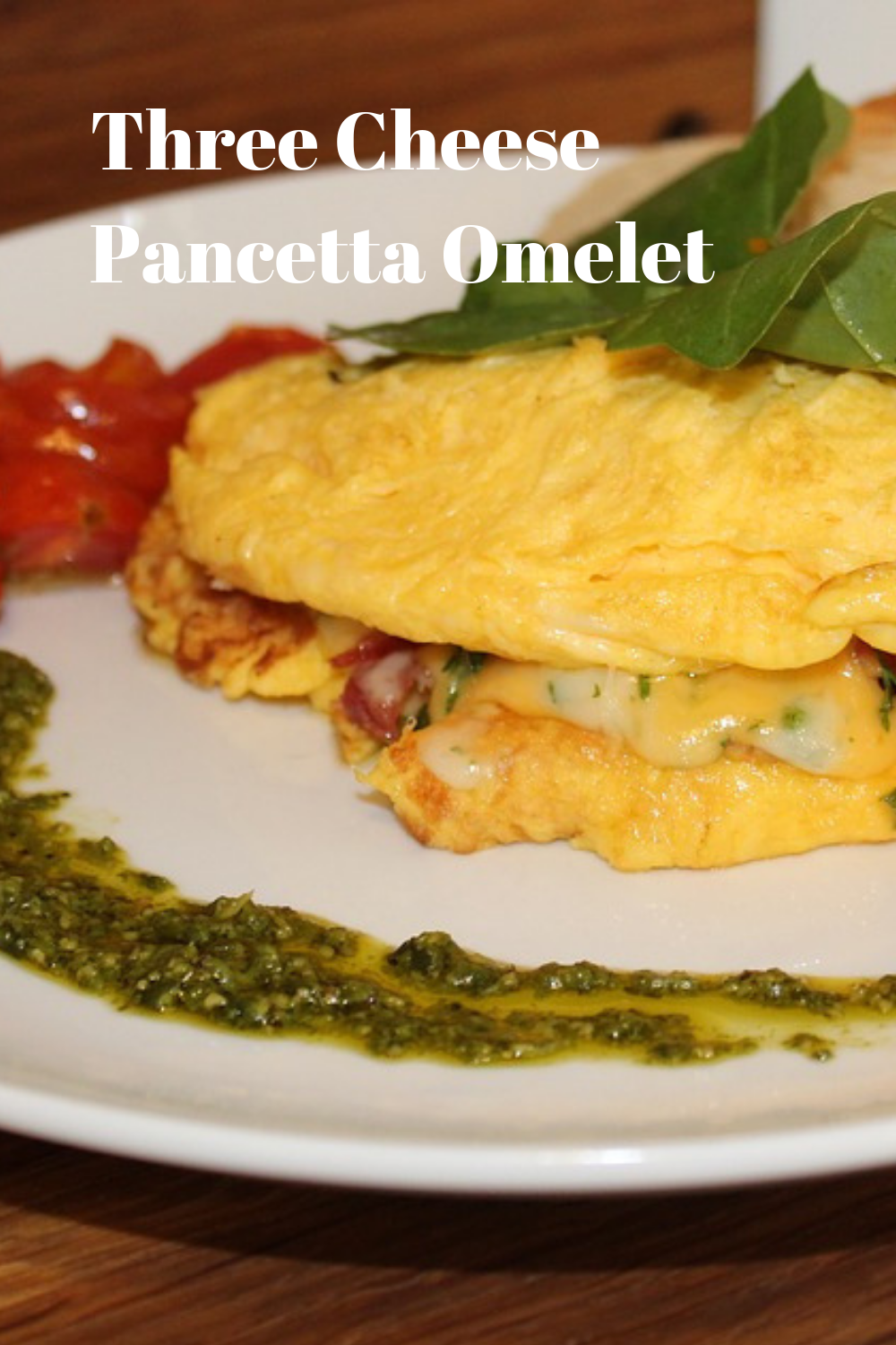 Three Cheese Pancetta Omelet