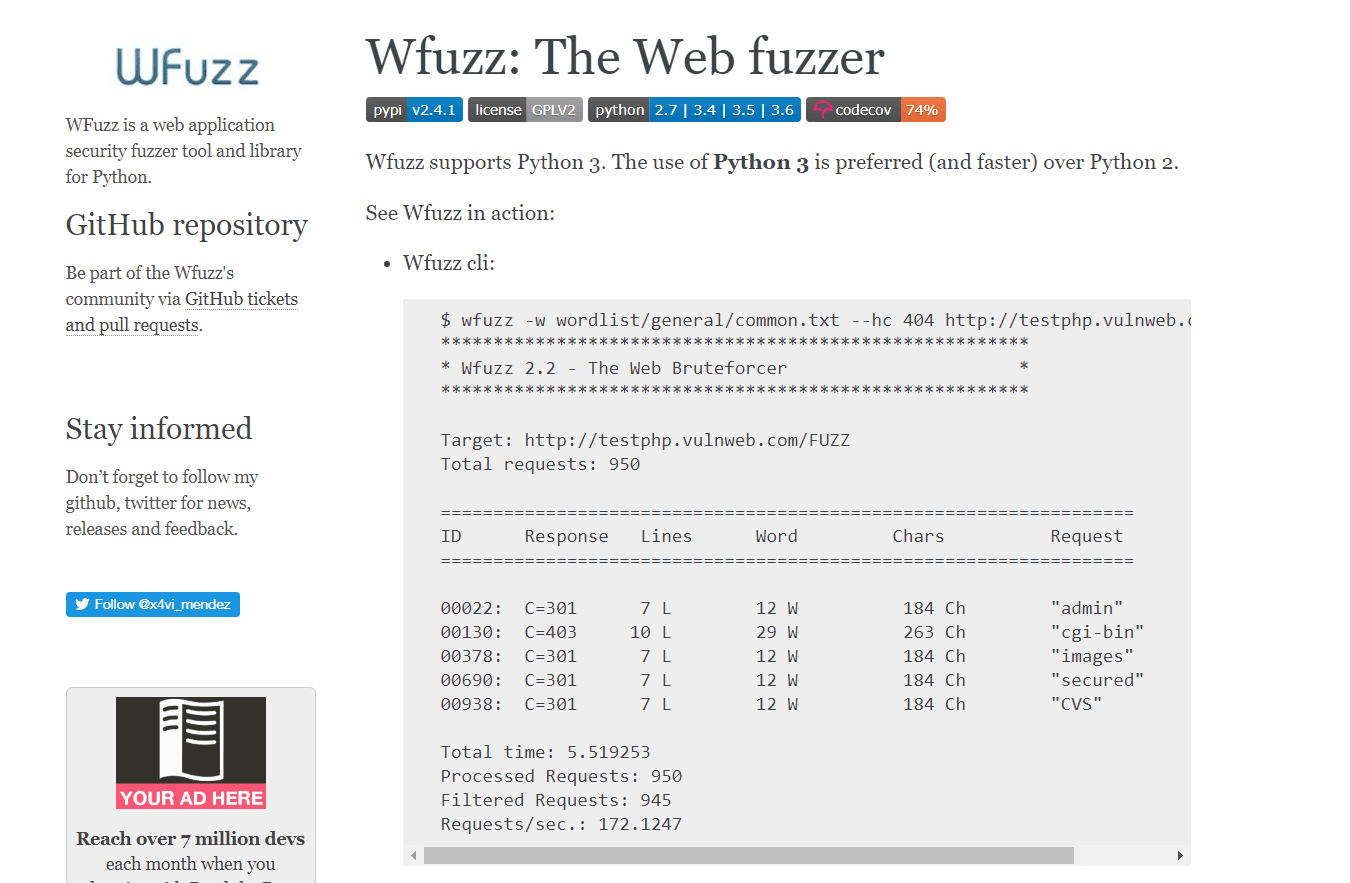 Web Application Pentesting Tools
