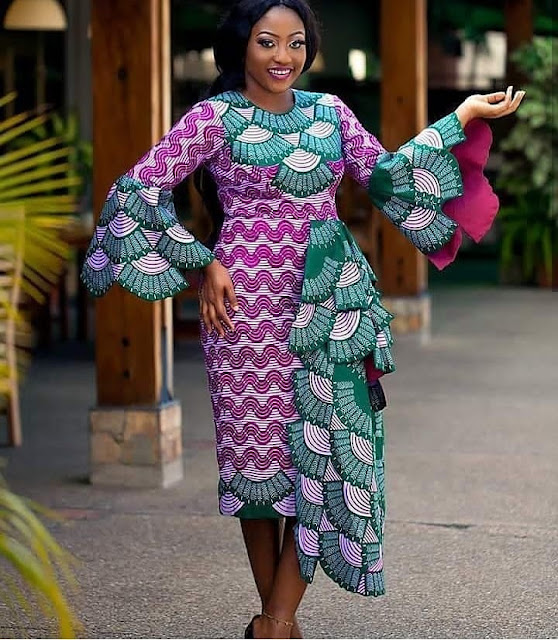 2020 Ankara Styles and Designs for Flare Sleeves