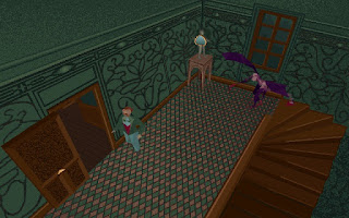 Videojuego Alone in the Dark 1992 - captura de juego