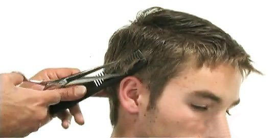 Hướng dẫn cắt tóc nam kiểu tóc sole vuông