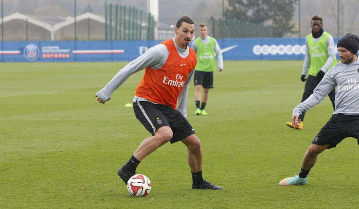 Ibrahimović Returns to Training in Blackout Nike Tiempo Legend V Boots - Footy Headlines