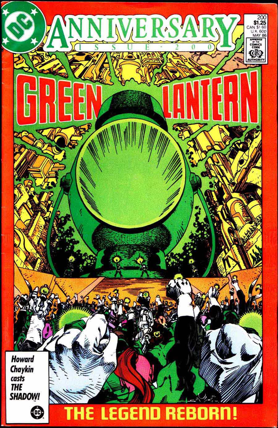 Green Lantern v2 #200 dc comic book cover art by Walt Simonson