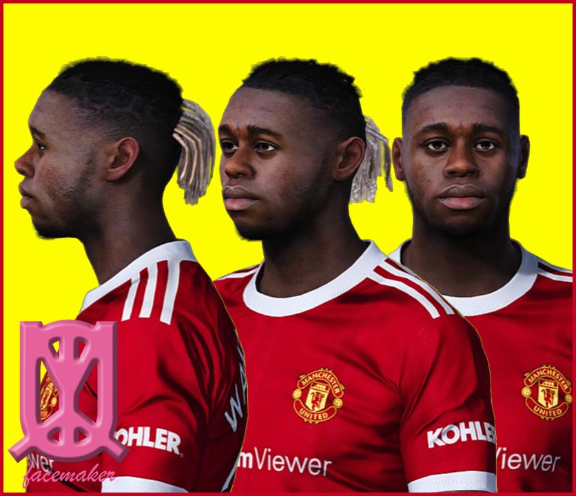 Aaron Wan-Bissaka Face For eFootball PES 2021