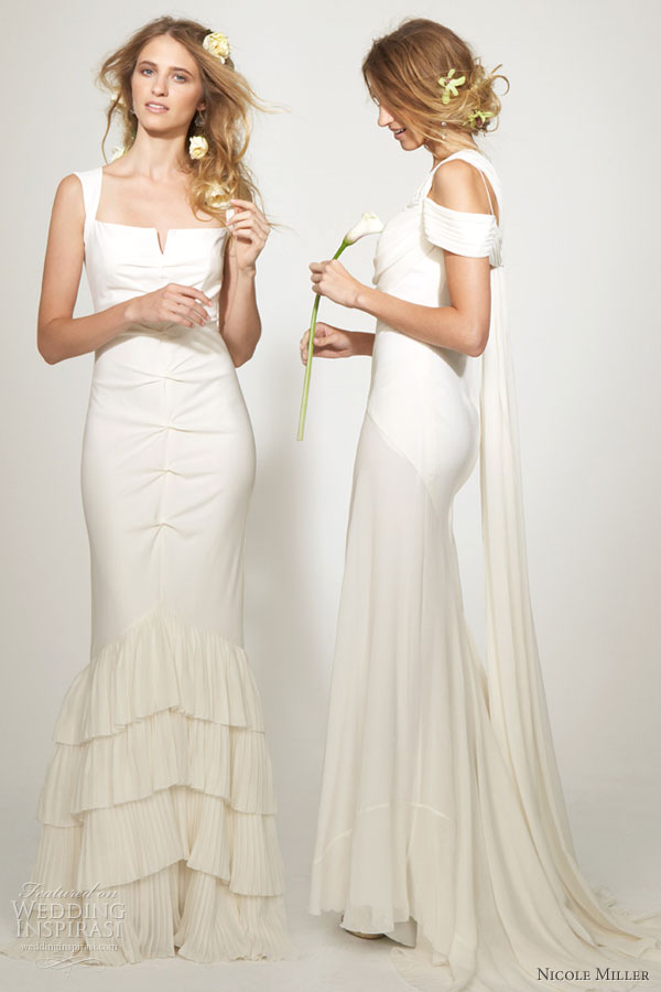 See some collection of Nicole Miller fashion dresses for wedding this season