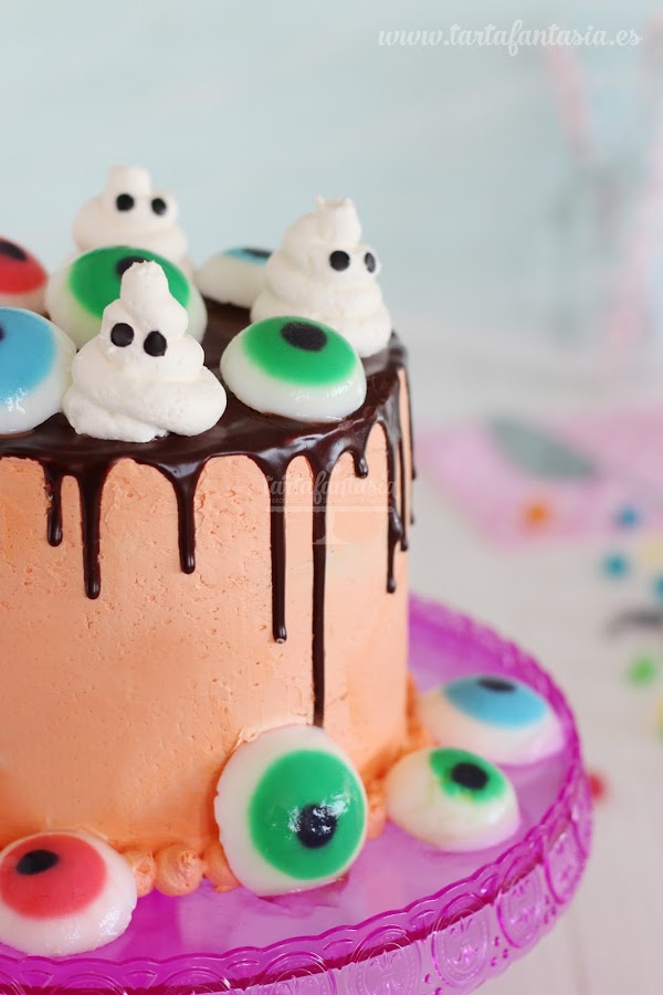 Tutorial Drip Cake Halloween