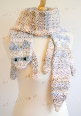 Crochet cat Scarf