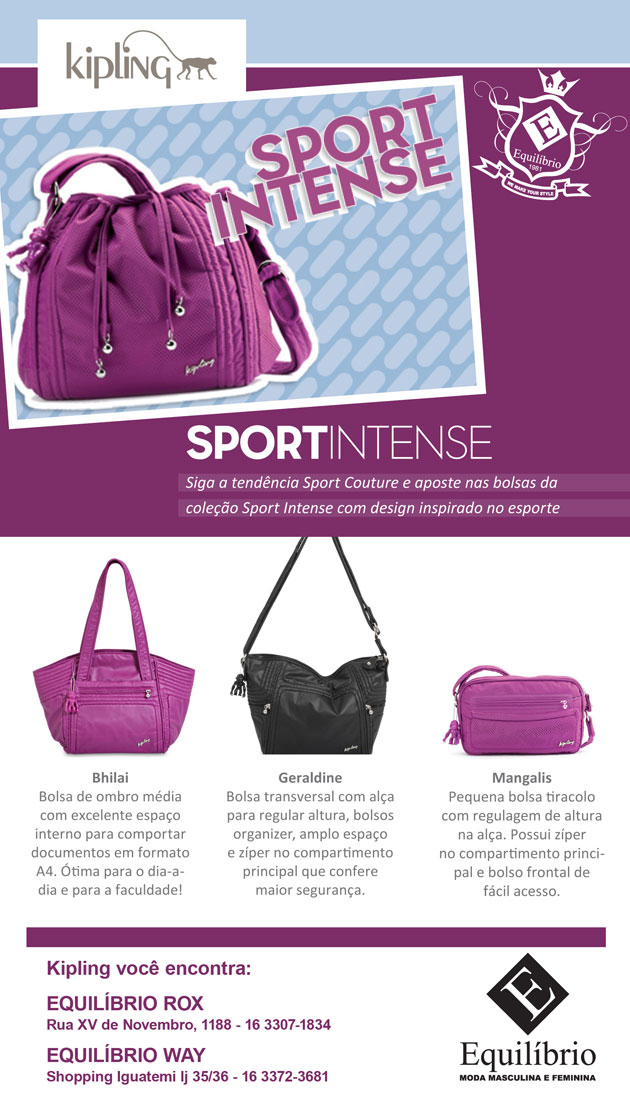 EQUIBLOG Kipling Sport Intense