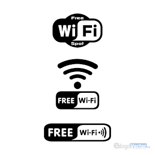 Free Wi-Fi Icon Logo vector (.cdr)