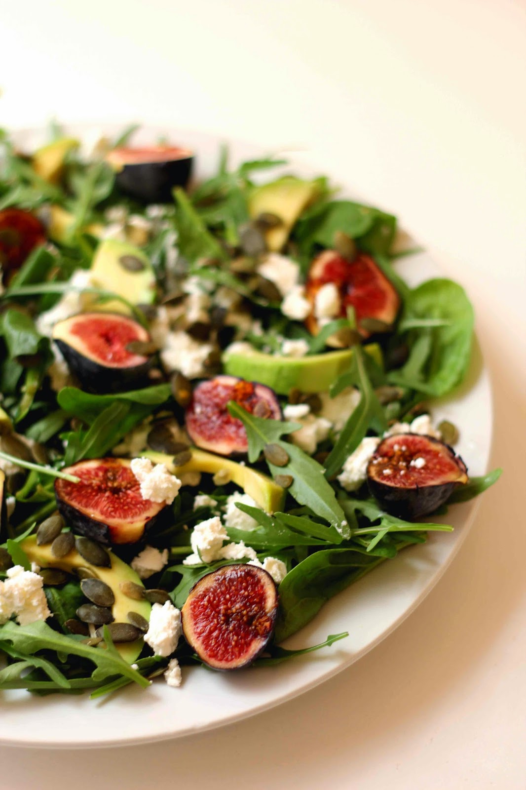 UndomestiKATEd Fig and Danish feta salad