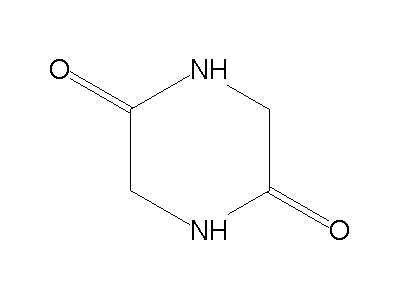 2,5-piperazinedione 2,5二酮瓠秦：C4H6N2O2