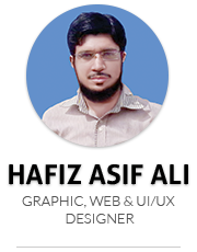 Creative Designer  |  Hafiz Asif Ali
