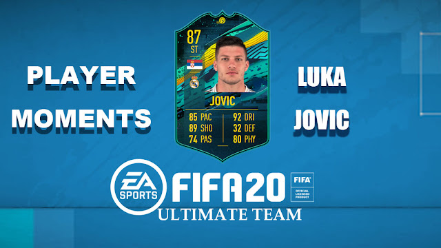  FIFA 20 Player Moments Luka Jovic SBC