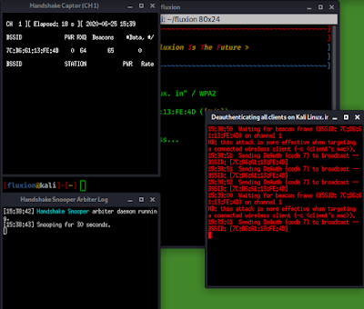 Fluxion -- Crack WiFi Passwords in Minutes