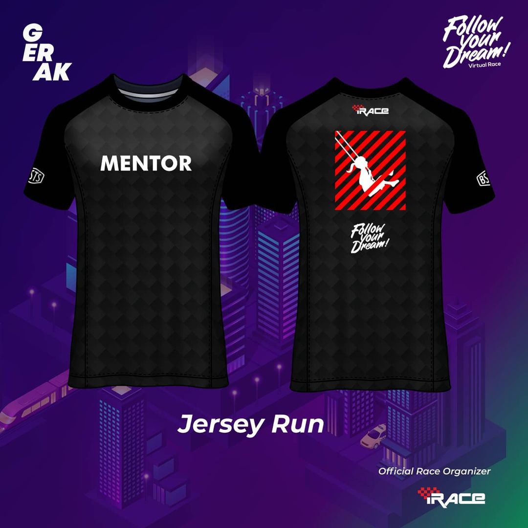 Mentor Jersey 🔍 Follow Your Dream Virtual Race • 2021 Mentor Jersey - Follow Your Dream Virtual Race • 2021