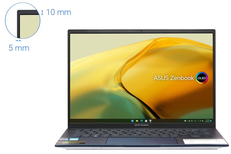 Laptop Asus Zenbook UX3402ZA-KM219W (i5 1240P/16GB RAM/512GB/14″WQXGA+OLED/Win 11/Xanh)