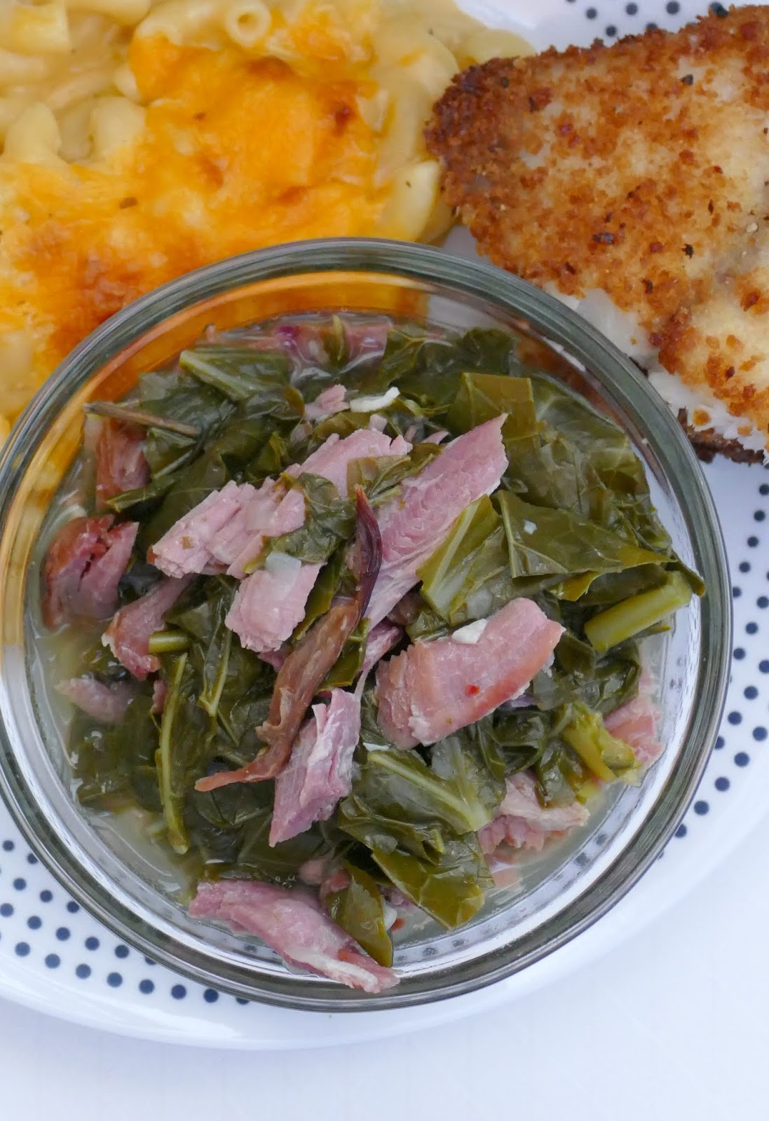 Collard or Turnip Greens with Smoked Turkey Leg Recipe