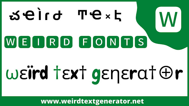 Text Generator ᐈ 201+ Ⓦⓔⓘⓡⓓ , 🥶 Glitch Fonts ✔️