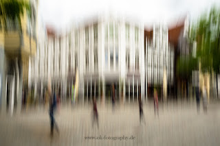 Hameln City Weserbergland Fotokunst ICM Zoomeffekt