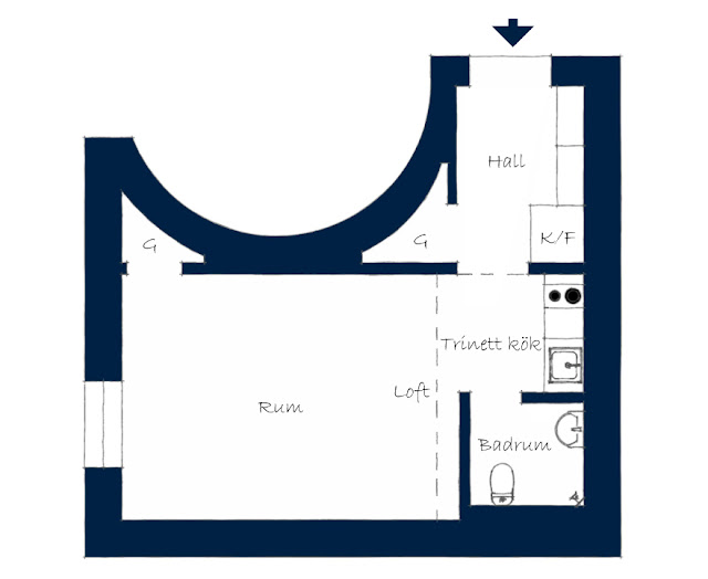 Achados de Decoração. Kitnet de 21m² com toques de cor vermelha Achados de Decoração. Kitnet de 21m² com toques de cor vermelha