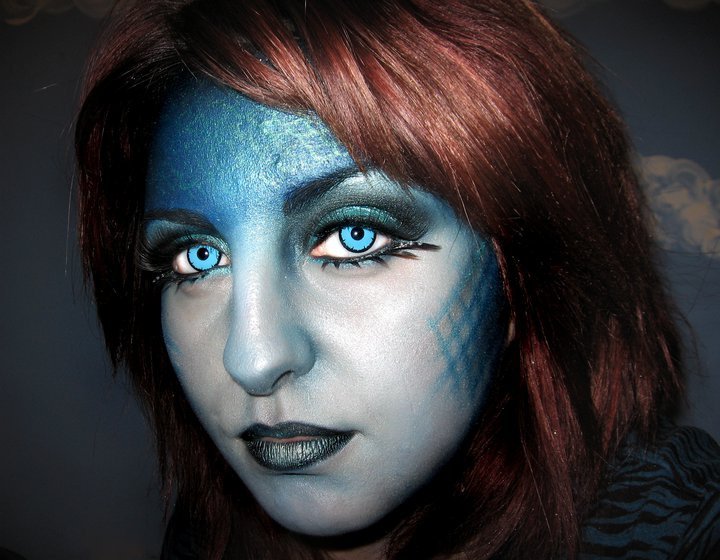 Makeup by a 20-Something: Sea Nymph / Nereid Dramatic Makeup