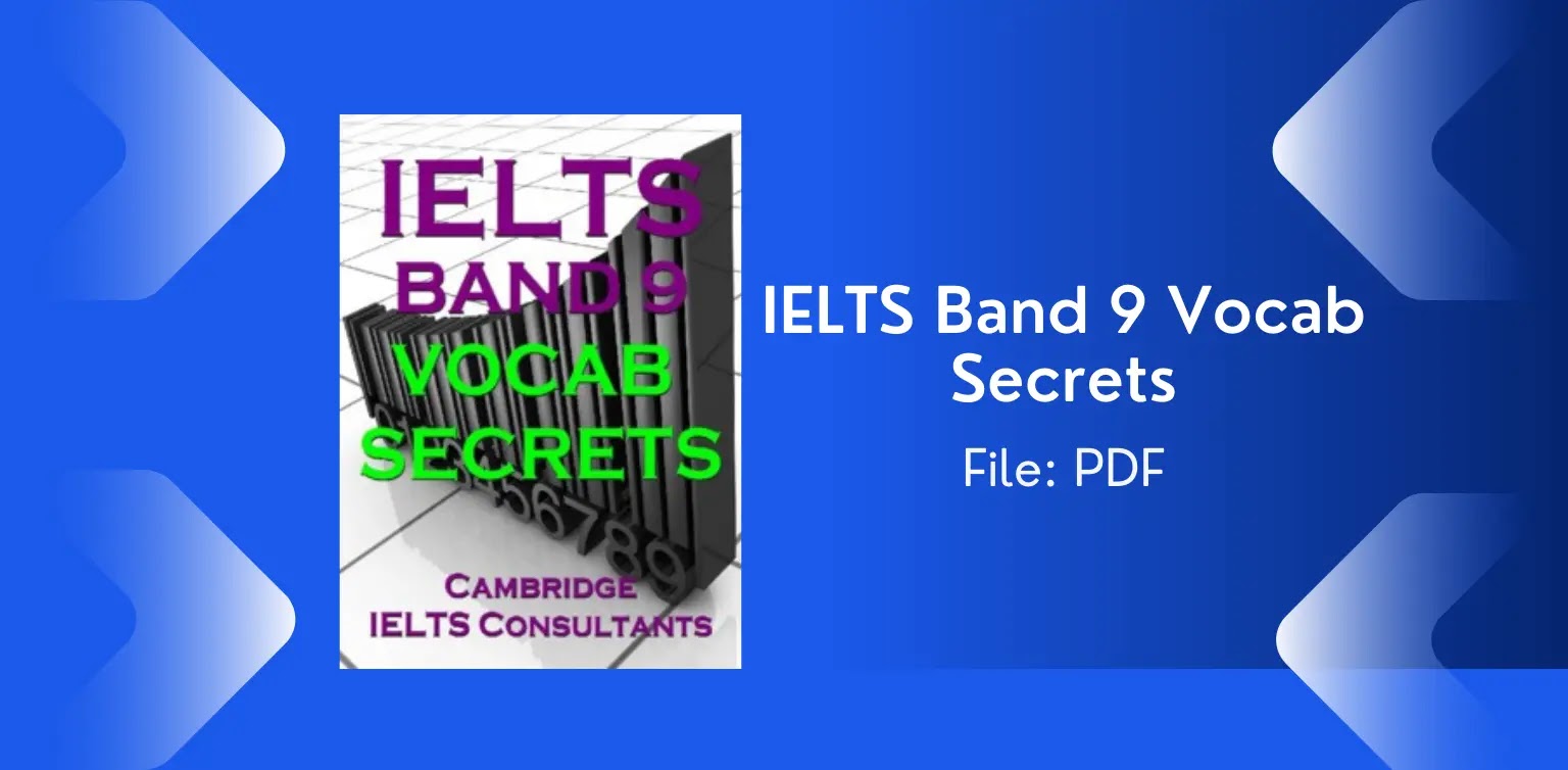 Free English Books: IELTS Band 9 Vocab Secrets
