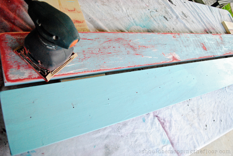 How to Achieve a Chippy LayeredPaint Finish on Wood Pieces i should