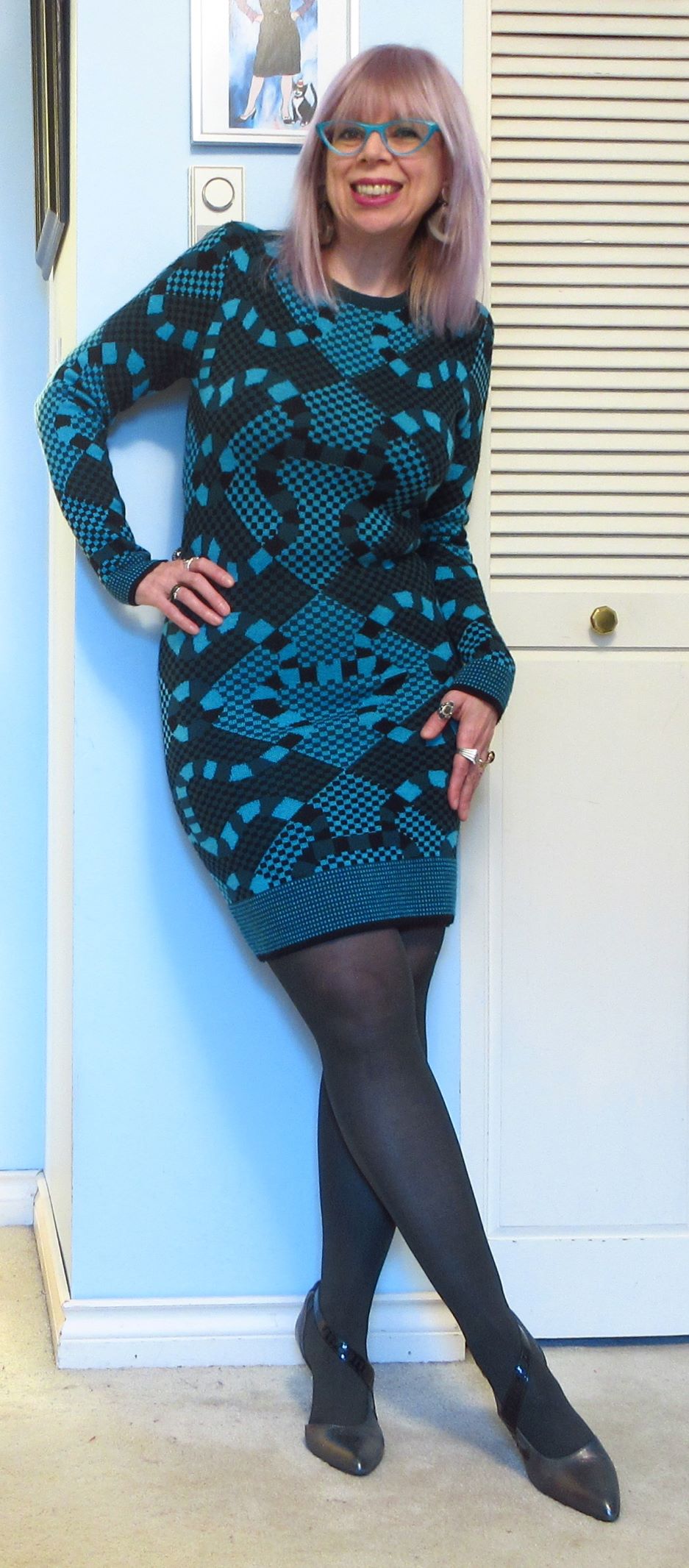 Ephemera Last Post of 2020 New Year's Eve SweaterDress and Andromeda