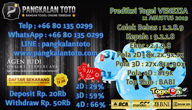PREDIKSI TOGEL VENEZIA 11 AGUSTUS 2019 BeritaBerita Viral