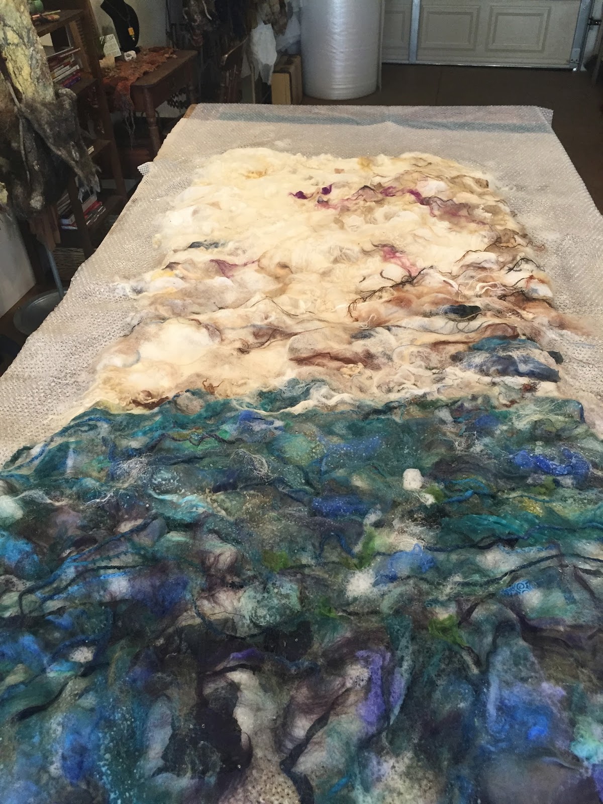 Studio 907 How to Mount a Felted Wall Hanging