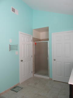 master bathroom finished painting.